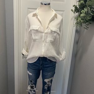 Long sleeve button up .